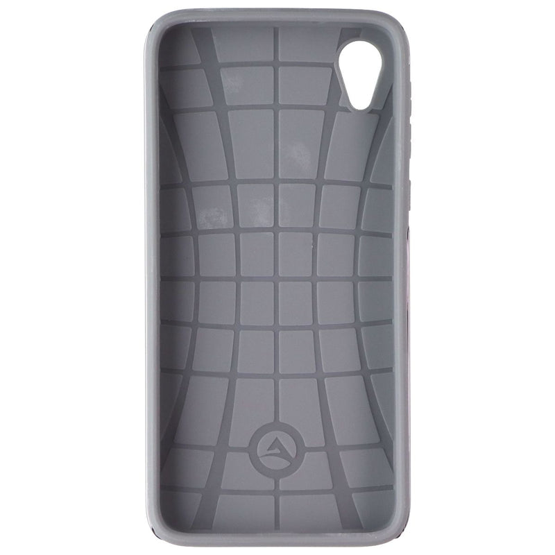 Mybat Encrusted Rhinestones Hybrid Case for Motorola Moto E6 - Gun Metal