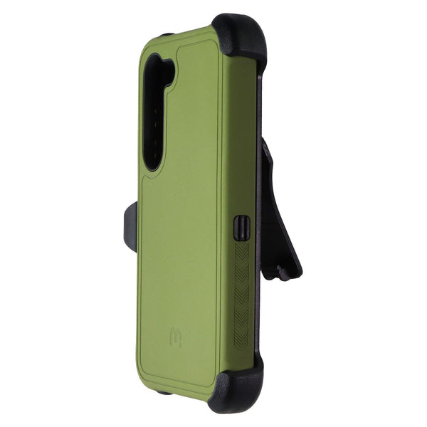 MyBat Pro Maverick Series Case and Holster for Samsung Galaxy S23 - Green/Black