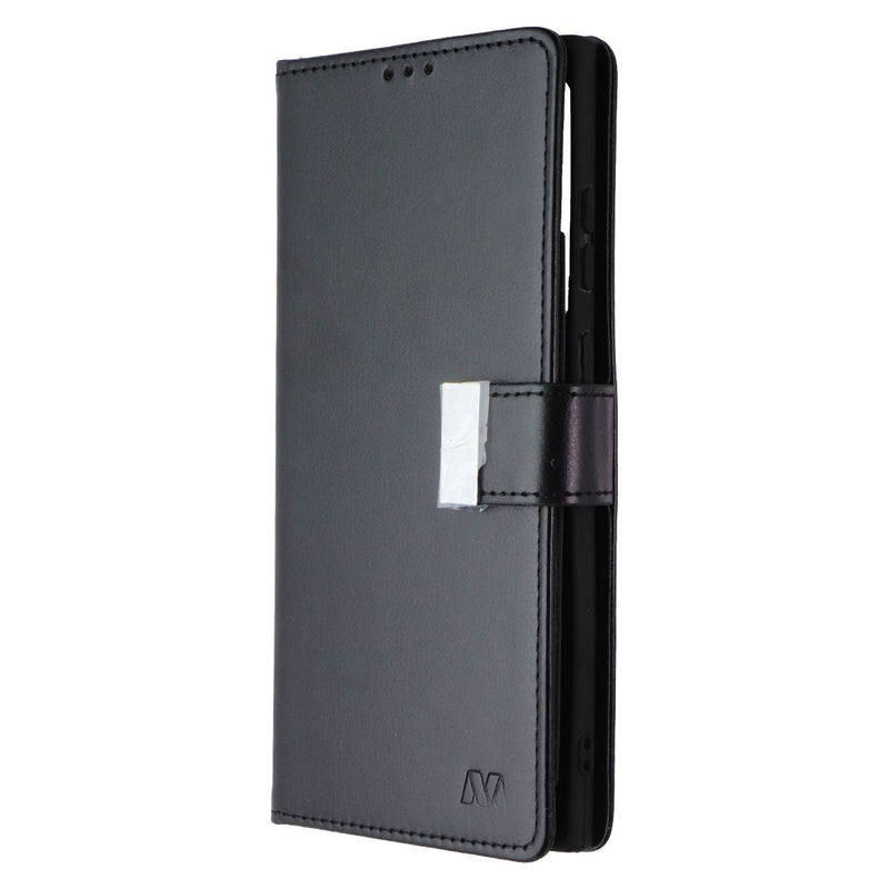 Mybat MyJacket Wallet Case for Samsung Galaxy S23 Ultra - Black Leather