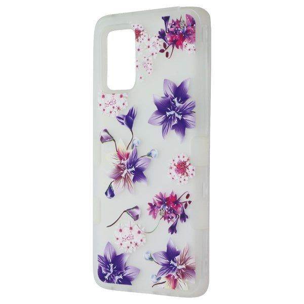 MyBat Tuff Hybrid Case for Samsung Galaxy (S20+) - Frost/Purple Flowers