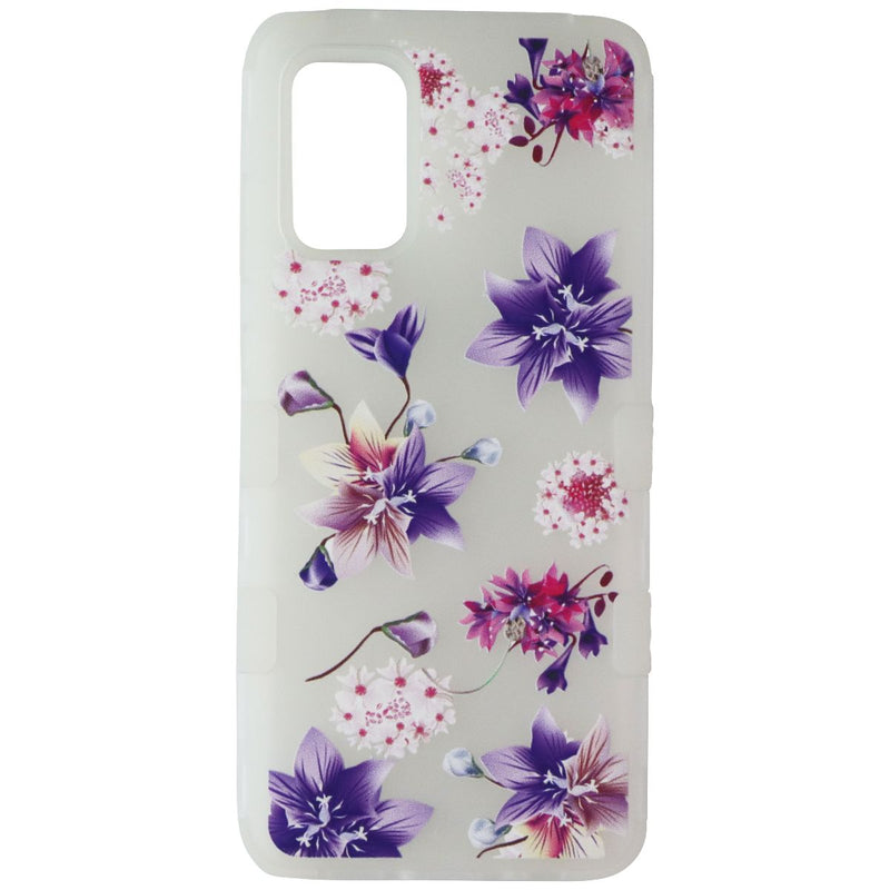 MyBat Tuff Hybrid Case for Samsung Galaxy (S20+) - Frost/Purple Flowers