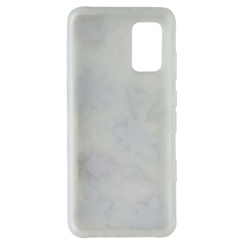 MyBat Tuff Hybrid Case for Samsung Galaxy (S20+) - Frost/Purple Flowers