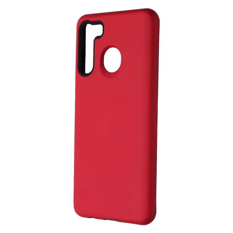 MyBat Fuse Hybrid Series Case for Samsung Galaxy A21 - Red/Black