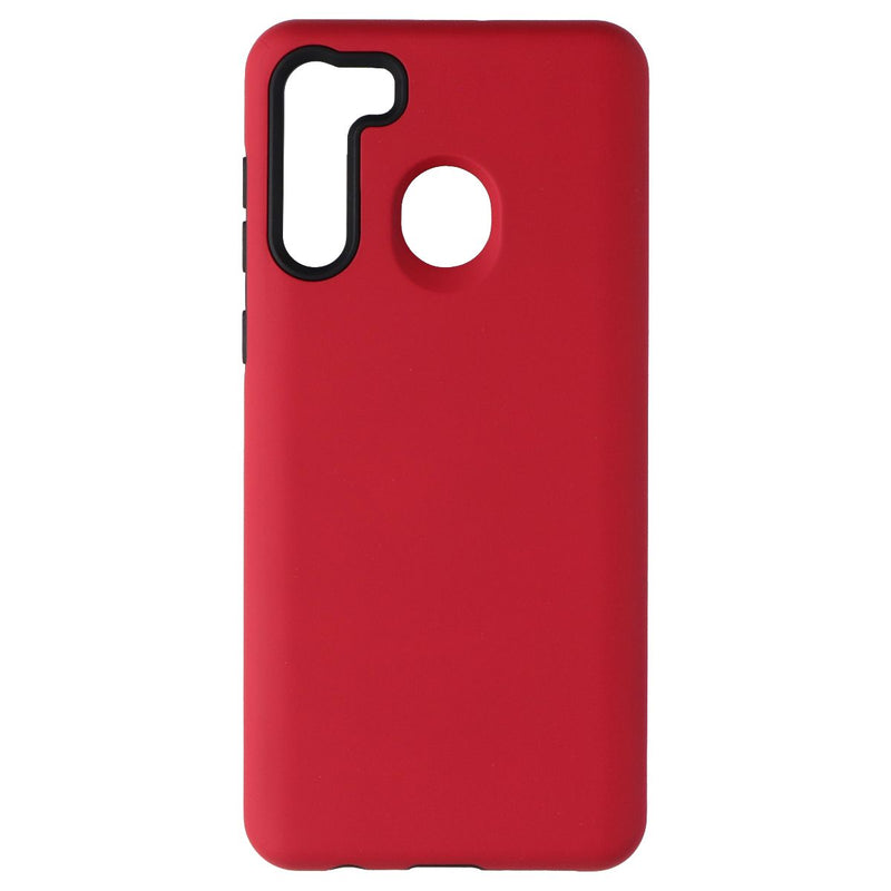 MyBat Fuse Hybrid Series Case for Samsung Galaxy A21 - Red/Black