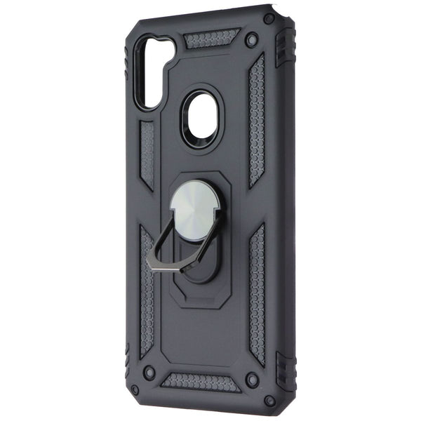 MyBat Pro Anti-Drop Series Ring Stand Case for Samsung Galaxy A11 - Black