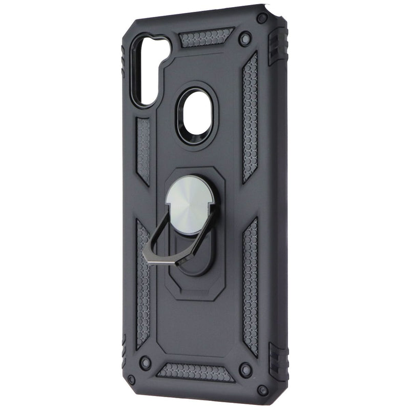 MyBat Pro Anti-Drop Series Ring Stand Case for Samsung Galaxy A11 - Black