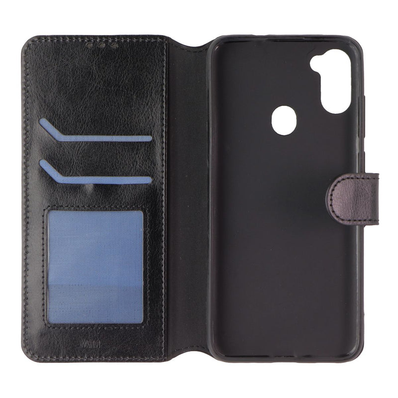 MyBat MyJacket Wallet Element Series Case for Samsung Galaxy A11 - Black Leather