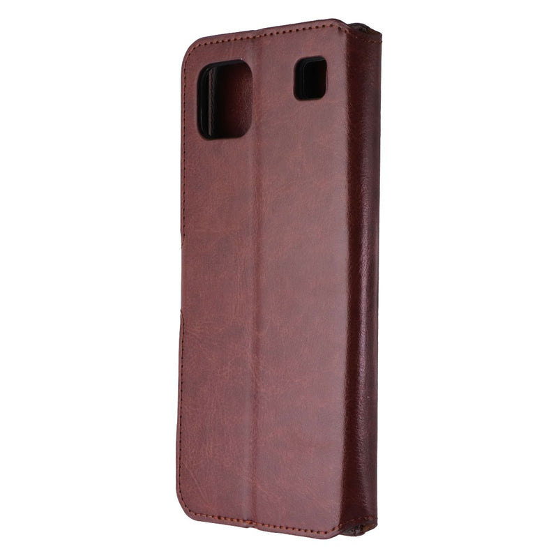MyBat MyJacket Folio Case for LG K92 5G Smartphones - Brown