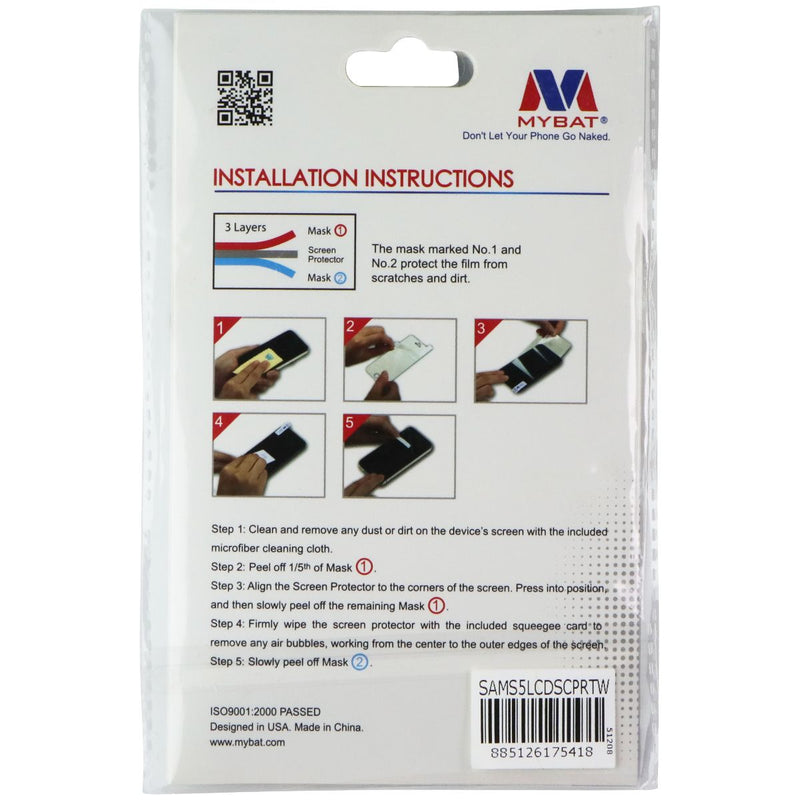 MyBat Screen Protector for Samsung Galaxy S5 - Twin Pack / Clear