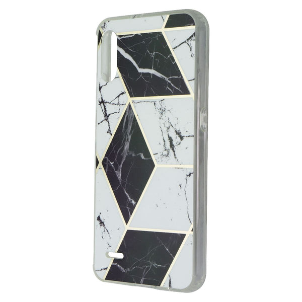 MyBat Fusion Series Case for LG K22 - Electroplated Black Marble