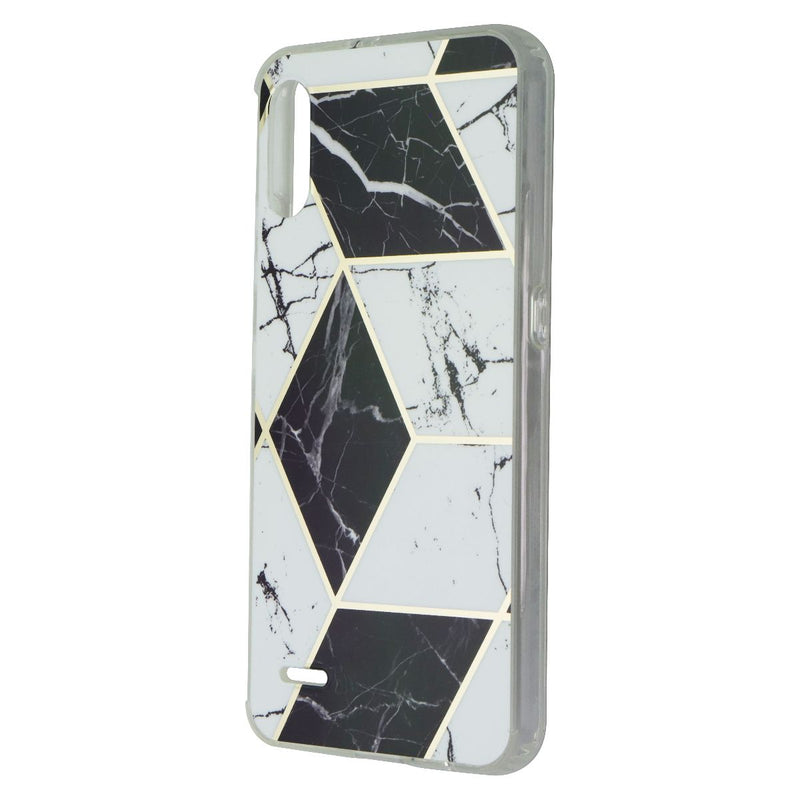 MyBat Fusion Series Case for LG K22 - Electroplated Black Marble