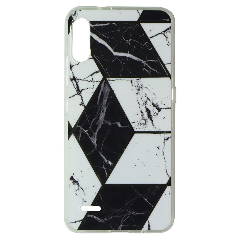 MyBat Fusion Series Case for LG K22 - Electroplated Black Marble