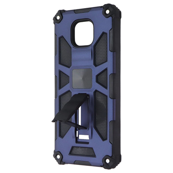 Mybat Rugged Kickstand Case for Motorola Moto G Power (2021) - Blue / Black