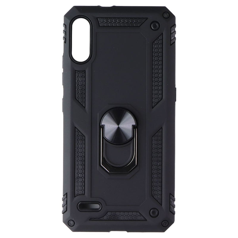 Mybat Rugged Case with Ring Stand for LG K22 - Black