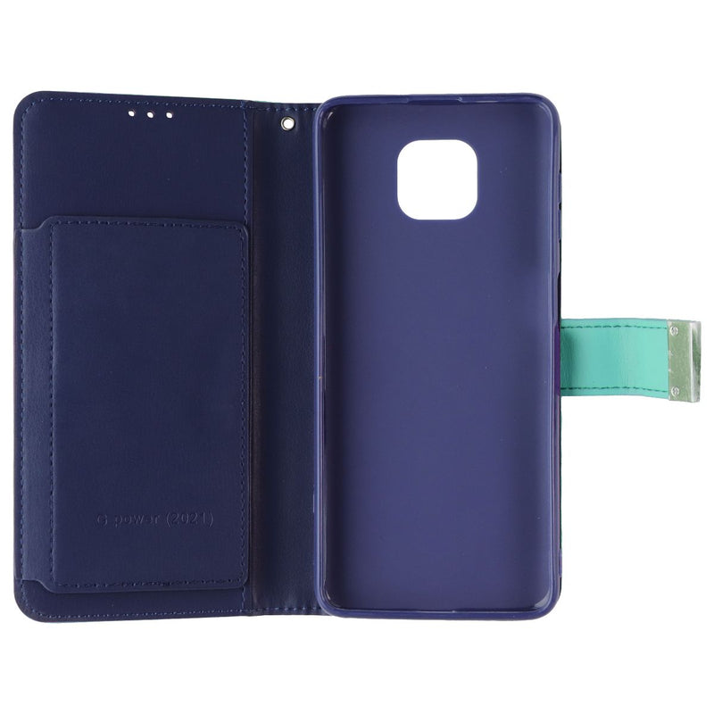 MyBat MyJacket Wallet Series Folio Case for Motorola Moto G Power (2021) - Teal