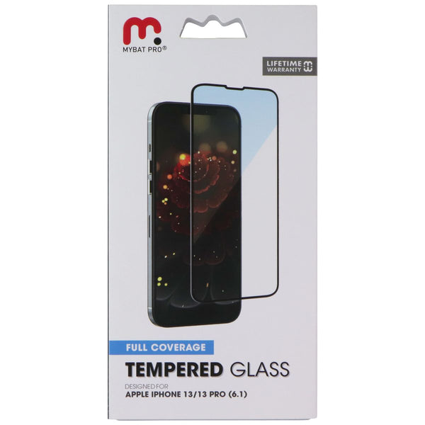 Mybat Pro Full Coverage Tempered Glass for Apple iPhone 13/13 Pro - Black Edges