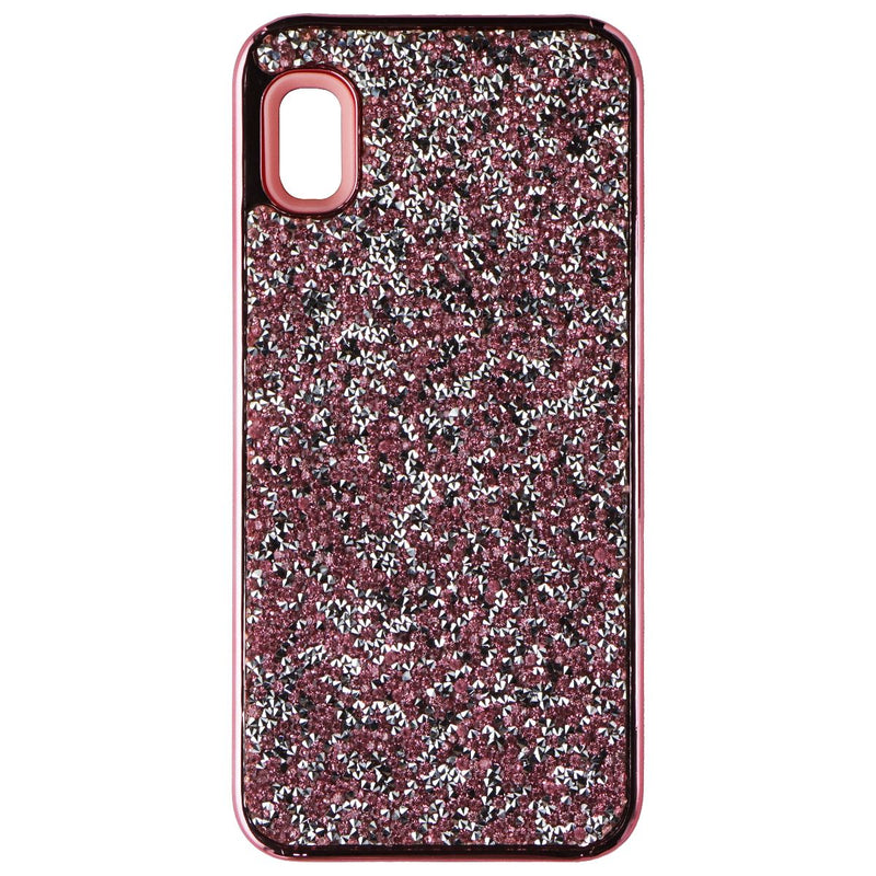 MyBat Encrusted Rhinestones Hybrid Case for Samsung Galaxy A10e - Pink Glitter