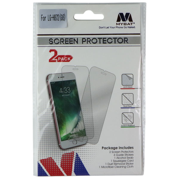 MyBat Clear Screen Protector for LG-H872 (G6) - 2 Pack - Clear