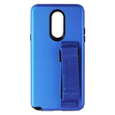 Mybat Fuse Hybrid Case with Wristband Stand for LG Stylo 5 - Blue