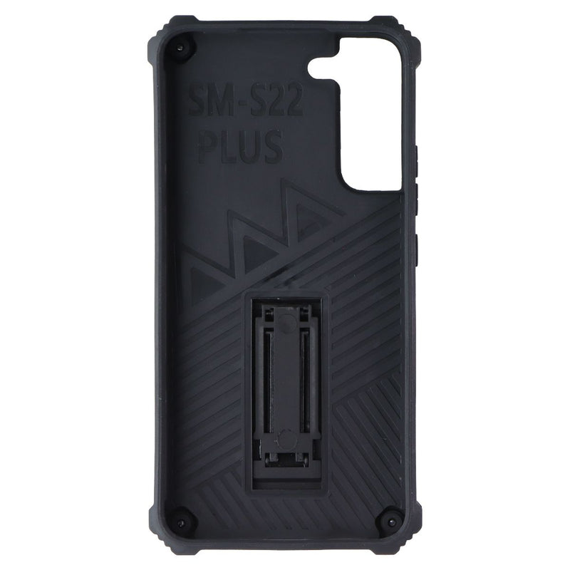 MyBat Sturdy Hybrid Kickstand Case for Samsung Galaxy S22+ (Plus) - Black
