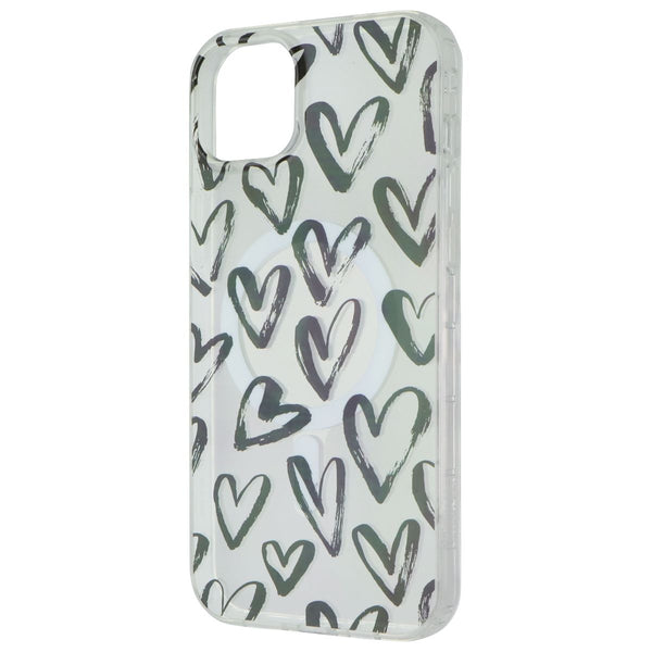 MyBat Pro Mood Series Case for MagSafe for iPhone 14 Plus - Black Hearts
