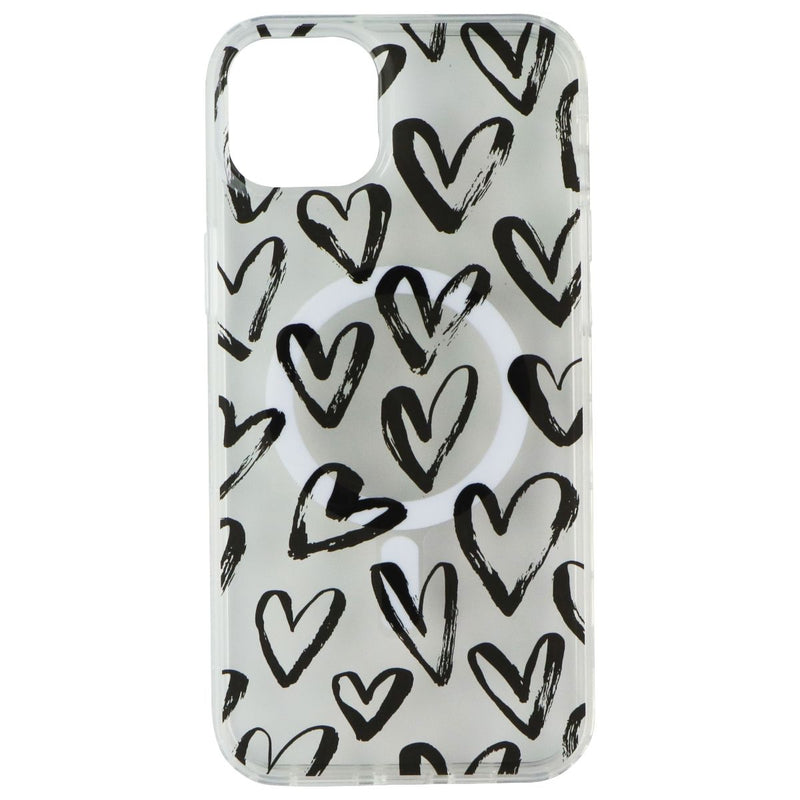 MyBat Pro Mood Series Case for MagSafe for iPhone 14 Plus - Black Hearts