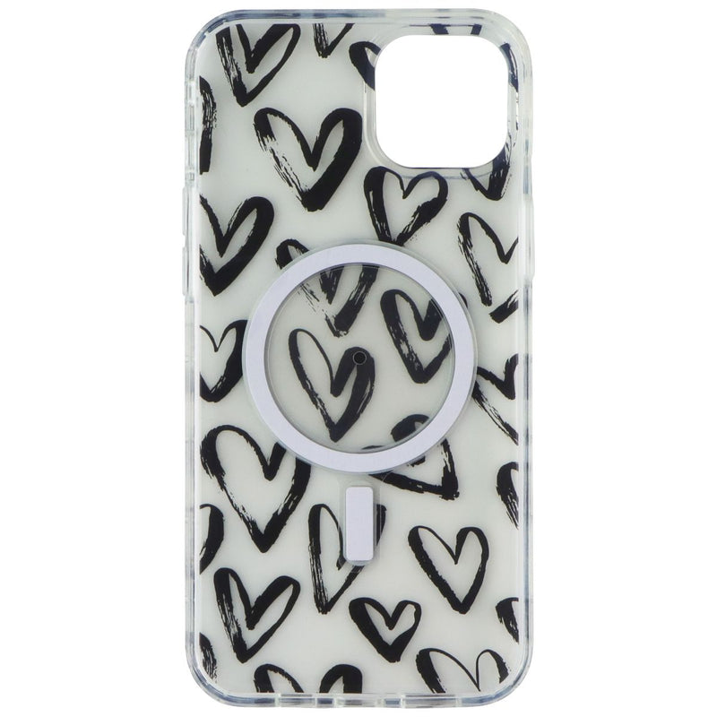 MyBat Pro Mood Series Case for MagSafe for iPhone 14 Plus - Black Hearts