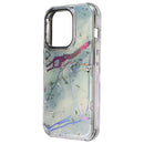 MyBat Pro Tuff Series Case for Apple iPhone 14 Pro - Blue Marbling / Silver