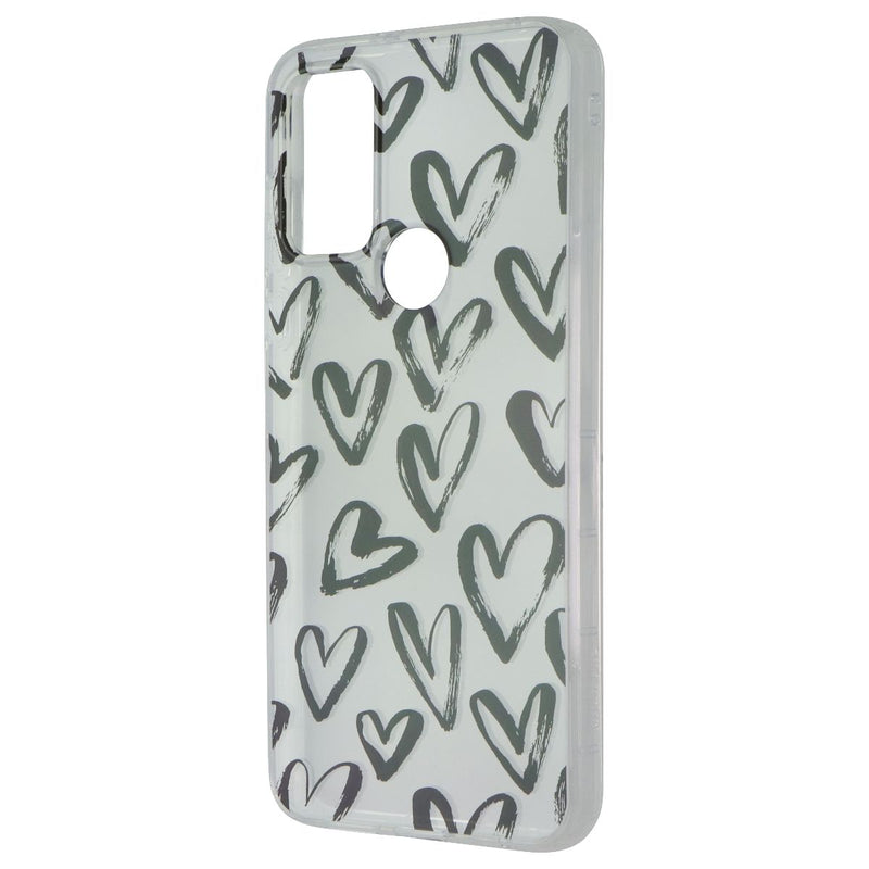 MyBat Pro Mood Series Case for Motorola Moto G Play (2023) - Black Hearts