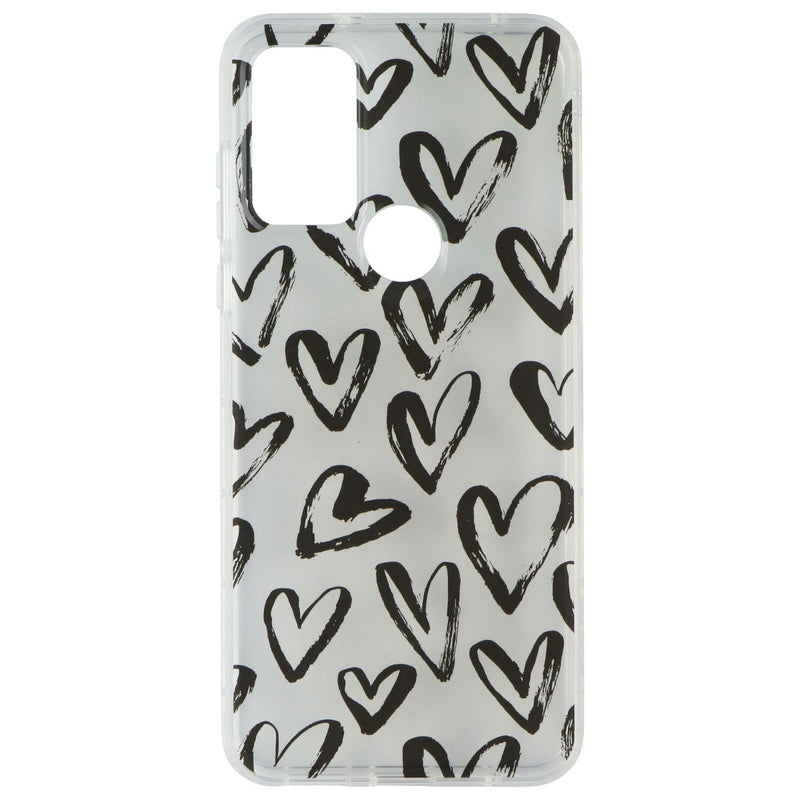 MyBat Pro Mood Series Case for Motorola Moto G Play (2023) - Black Hearts