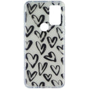 MyBat Pro Mood Series Case for Motorola Moto G Play (2023) - Black Hearts
