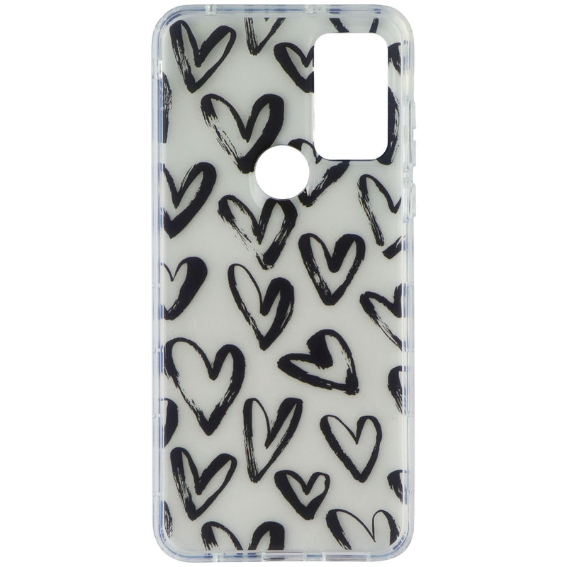 MyBat Pro Mood Series Case for Motorola Moto G Play (2023) - Black Hearts