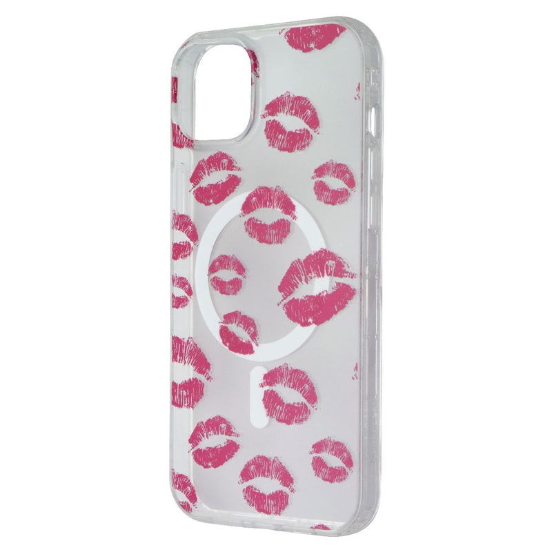 MyBat Pro Mood Series Hard Case for MagSafe for iPhone 15 Plus - Kisses/Clear
