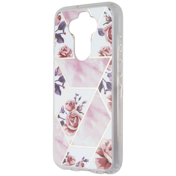MyBat Premium Hybrid Case for LG K31 / Aristo 5 / Fortune 3 - Pink Roses Geo