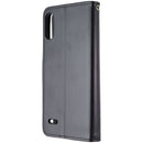 Mybat MyJacket Wallet Case for LG K22 - Black Leather