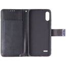 Mybat MyJacket Wallet Case for LG K22 - Black Leather