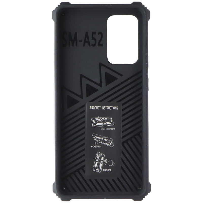 MyBat Rugged Kickstand Case for Samsung Galaxy A52 5G - Black