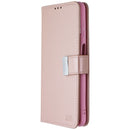 MyBat MyJacket Wallet Folio Case for Samsung Galaxy A12 5G - Rose Gold Leather