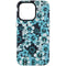 MyBat Pro Fuse Series Case with Magnet for Apple iPhone 13 Pro - Blue Hibiscus