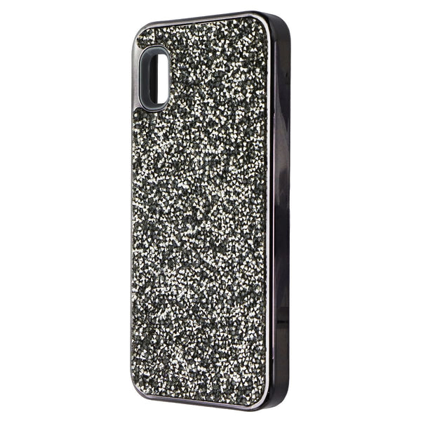 MyBat Encrusted Rhinestones Hybrid Case for Samsung Galaxy A10e - Gold Glitter