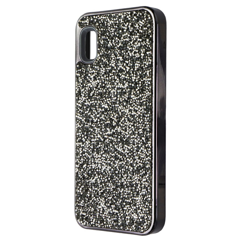 MyBat Encrusted Rhinestones Hybrid Case for Samsung Galaxy A10e - Gold Glitter