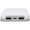 myCharge Unplugged 8K Fast Wireless Dual USB Powerbank - White (UPB80WW-A)