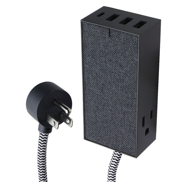 Native Union Smart Hub Bridge (3x USB-A / 1x USB-C / 2x AC Outlets) - Gray