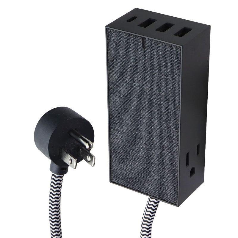 Native Union Smart Hub Bridge (3x USB-A / 1x USB-C / 2x AC Outlets) - Gray