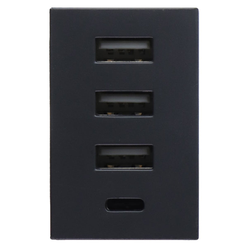 Native Union Smart Hub Bridge (3x USB-A / 1x USB-C / 2x AC Outlets) - Gray