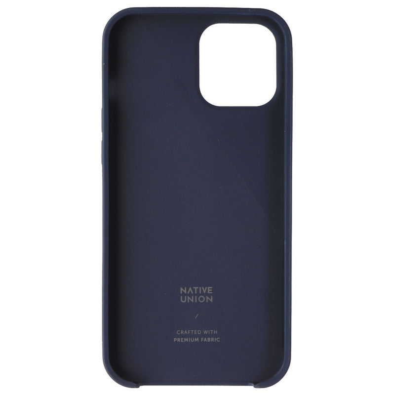 Native Union Clic Canvas Series Hard Case for iPhone 12 Pro Max - Indigo Blue