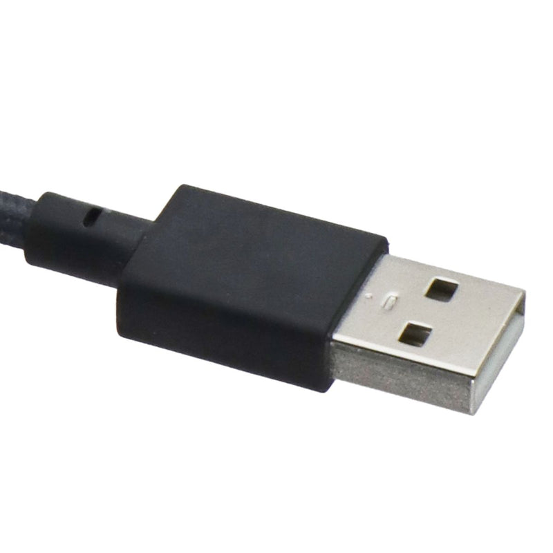 Native Union 6 Foot USB-A to USB-C Cable with Leather Strap - Gray