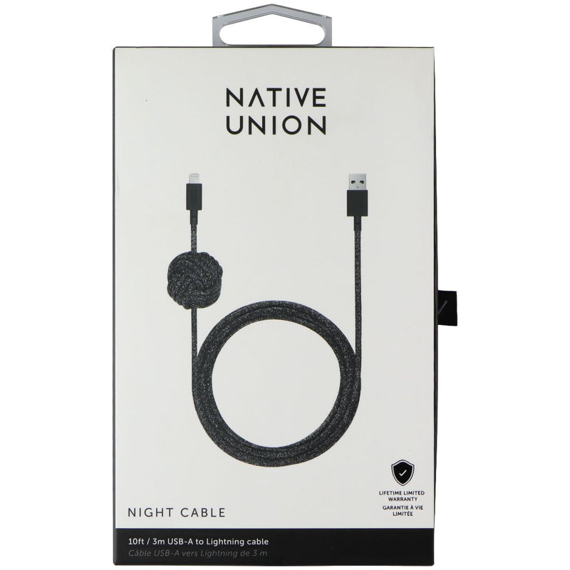 Native Union Night Cable USB-A to Lightning 8-Pin 10FT Cable - Cosmos