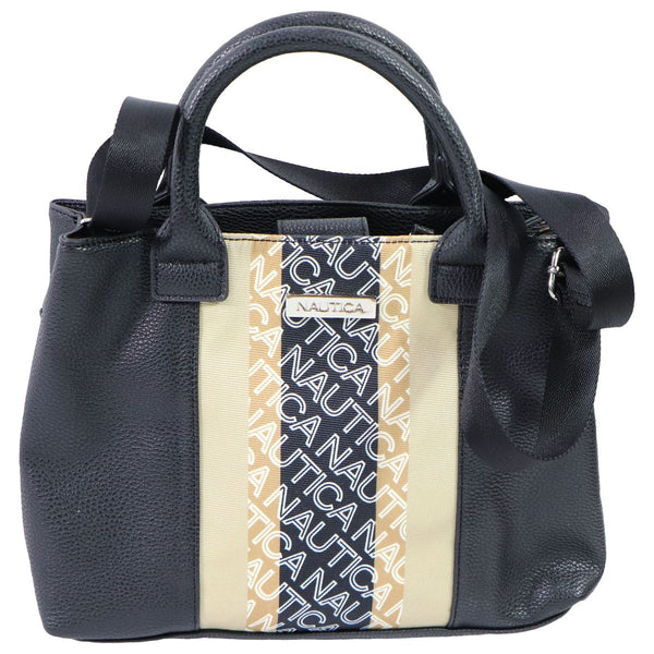 Nautica Pebble Crossbody Handbag - Black/Khaki