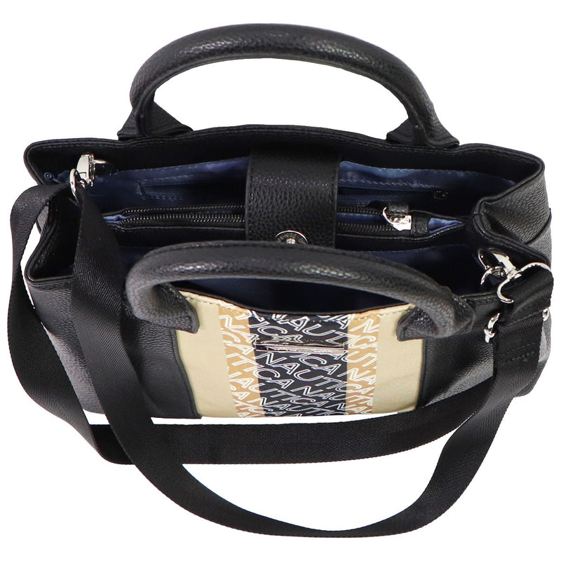 Nautica Pebble Crossbody Handbag - Black/Khaki